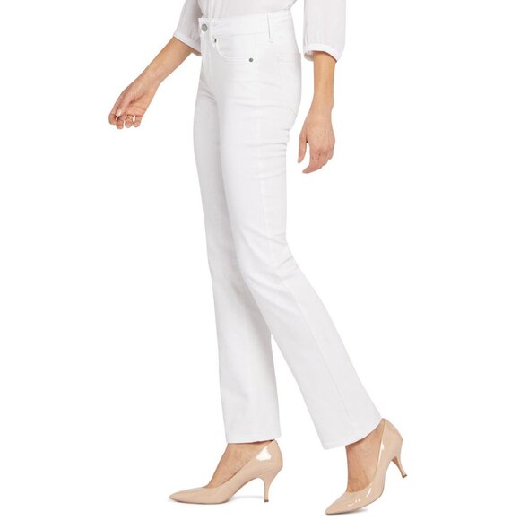 NWT NYDJ Womens Size 2 2x32 Optic White Marilyn Straight Leg Stretch Jeans NEW - Picture 3 of 8